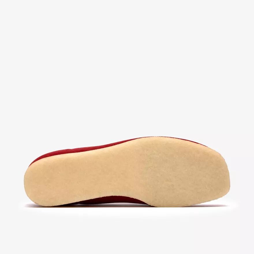 Mens Wallabee Deep Red Suede Mens Wallabee Deep Red Suede