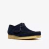 Mens Wallabee Navy Suede Wallabees