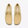 Mens Wallabee Pale Yellow Suede Wallabees