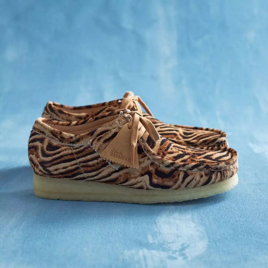 Mens Wallabee Tiger Print Wallabees Mens Wallabee Tiger Print Wallabees
