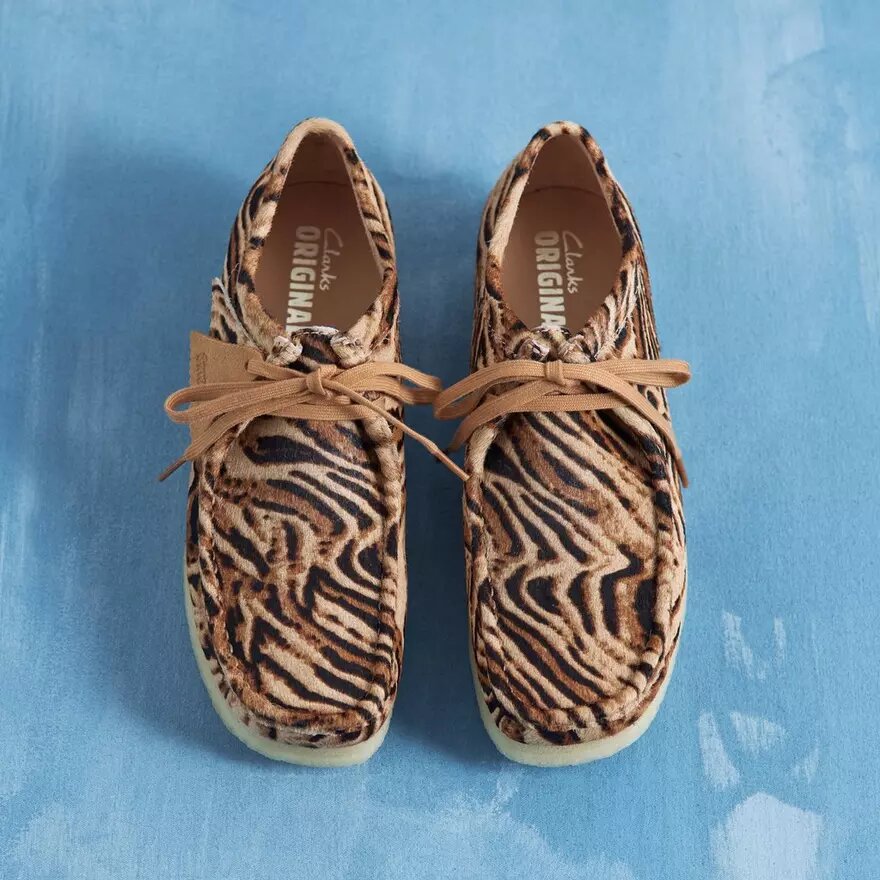 Mens Wallabee Tiger Print Wallabees Mens Wallabee Tiger Print Wallabees