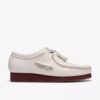 Mens Wallabee White Leather Mens Wallabee White Leather