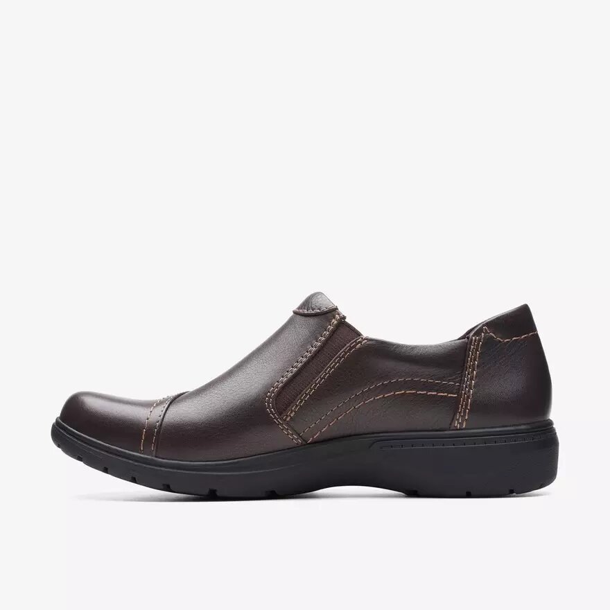 Women’s Carleigh Ray Dark Brown Leather Slip Ons Women’s Carleigh Ray Dark Brown Leather Slip Ons