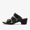 Women’s Emily 2 Adella Black Leather Heeled Sandals Women’s Emily 2 Adella Black Leather Heeled Sandals