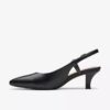 Women’s Kepley Lane Black Leather Heels Women’s Kepley Lane Black Leather Heels