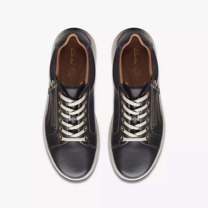 Women’s Nalle Lace Black Leather Sneakers Women’s Nalle Lace Black Leather Sneakers
