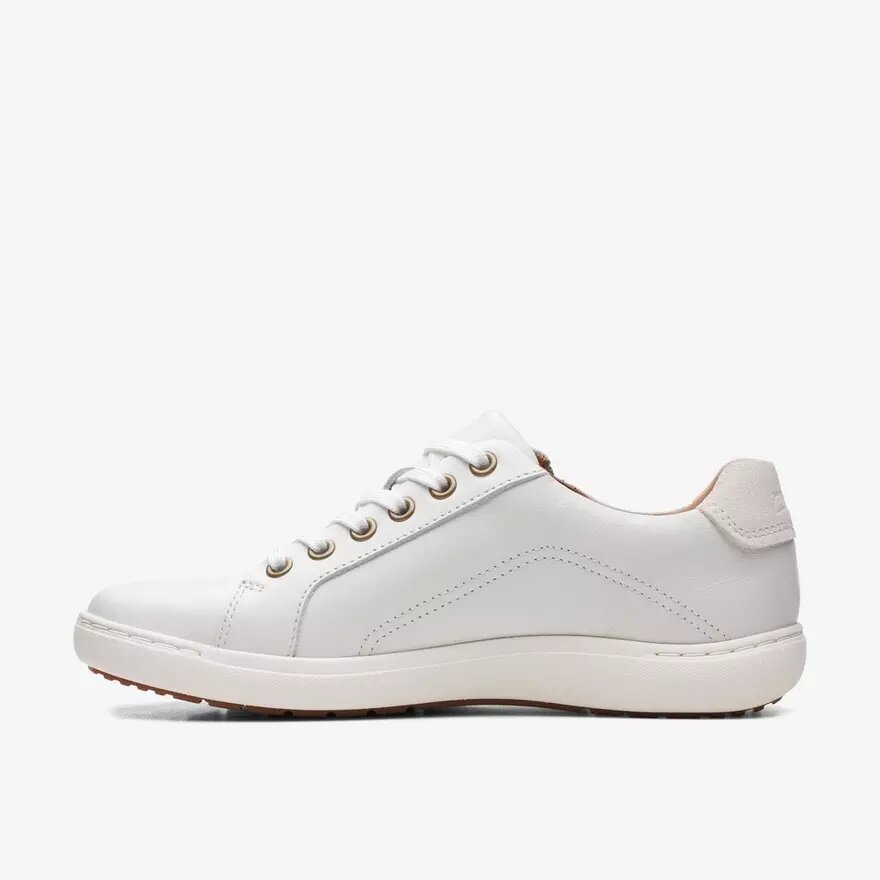 Women’s Nalle Lace White Leather Sneakers Women’s Nalle Lace White Leather Sneakers