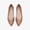 Women’s Natalyn Wish Warm Beige Leather Flats