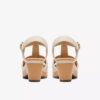 Women’s Seannah Madi Cream Leather Wedges Women’s Seannah Madi Cream Leather Wedges