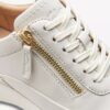 Women’s Tivoli Zip off White Leather Sneakers Women’s Tivoli Zip off White Leather Sneakers