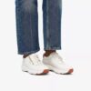 Women’s Tivoli Zip off White Leather Sneakers Women’s Tivoli Zip off White Leather Sneakers