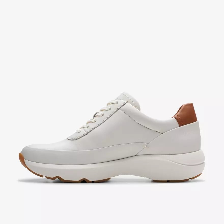 Women’s Tivoli Zip off White Leather Sneakers Women’s Tivoli Zip off White Leather Sneakers