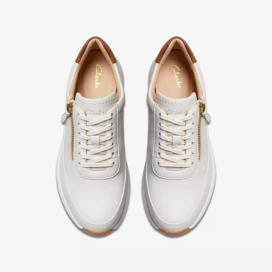 Women’s Tivoli Zip off White Leather Sneakers Women’s Tivoli Zip off White Leather Sneakers