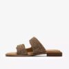 Womens Ariany Bay Animal Print Flat Sandals Womens Ariany Bay Animal Print Flat Sandals