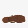 Womens Ariany Bay Soft Gold Flat Sandals