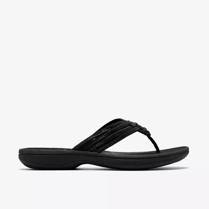 Womens Breeze Gem Black Flip Flop Womens Breeze Gem Black Flip Flop