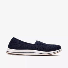 Womens Breeze Lily Navy Slip-Ons Womens Breeze Lily Navy Slip-Ons