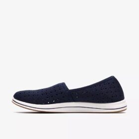 Womens Breeze Lily Navy Slip-Ons Womens Breeze Lily Navy Slip-Ons