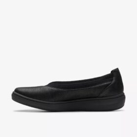Womens Breezesky Air Black Textile Slip-Ons Womens Breezesky Air Black Textile Slip-Ons