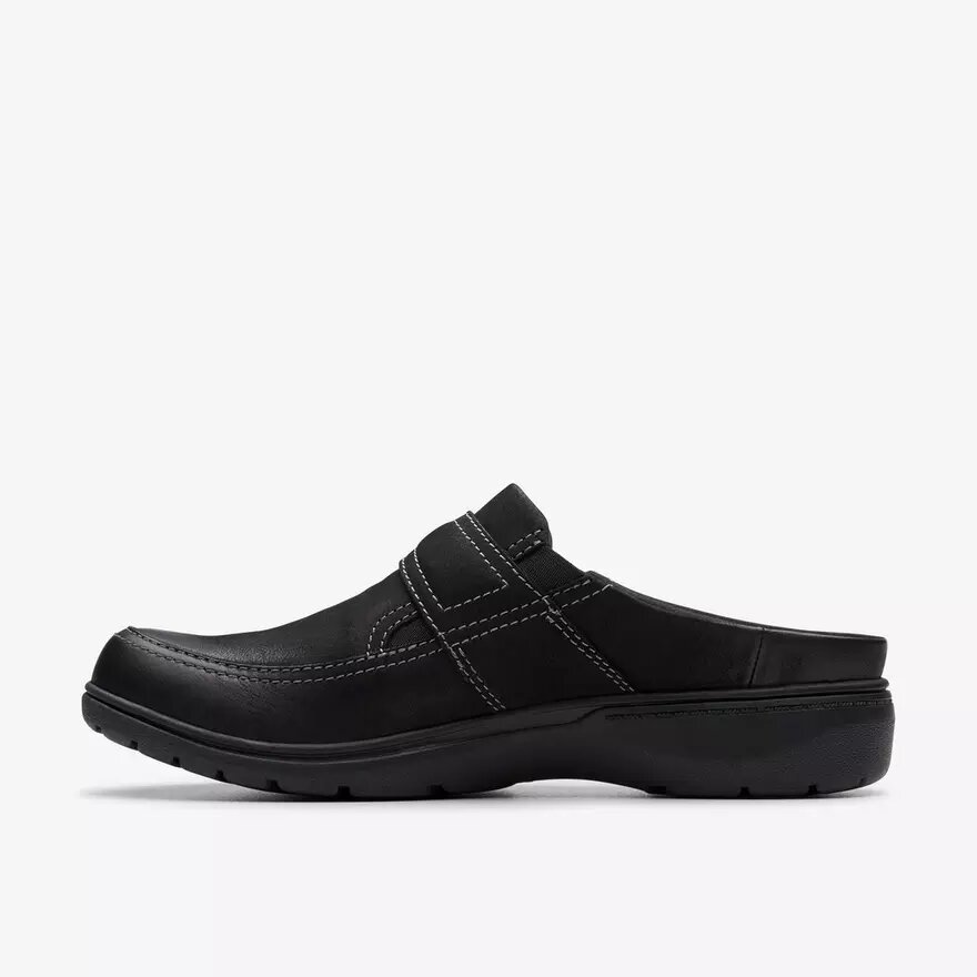 Womens Carleigh Viola Black Nubuck Clogs & Mules Womens Carleigh Viola Black Nubuck Clogs & Mules