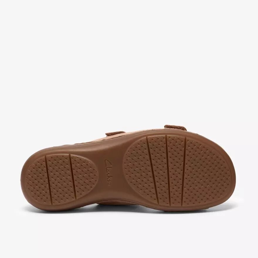 Womens Cecily Step Beige Nubuck Flat Sandals Womens Cecily Step Beige Nubuck Flat Sandals