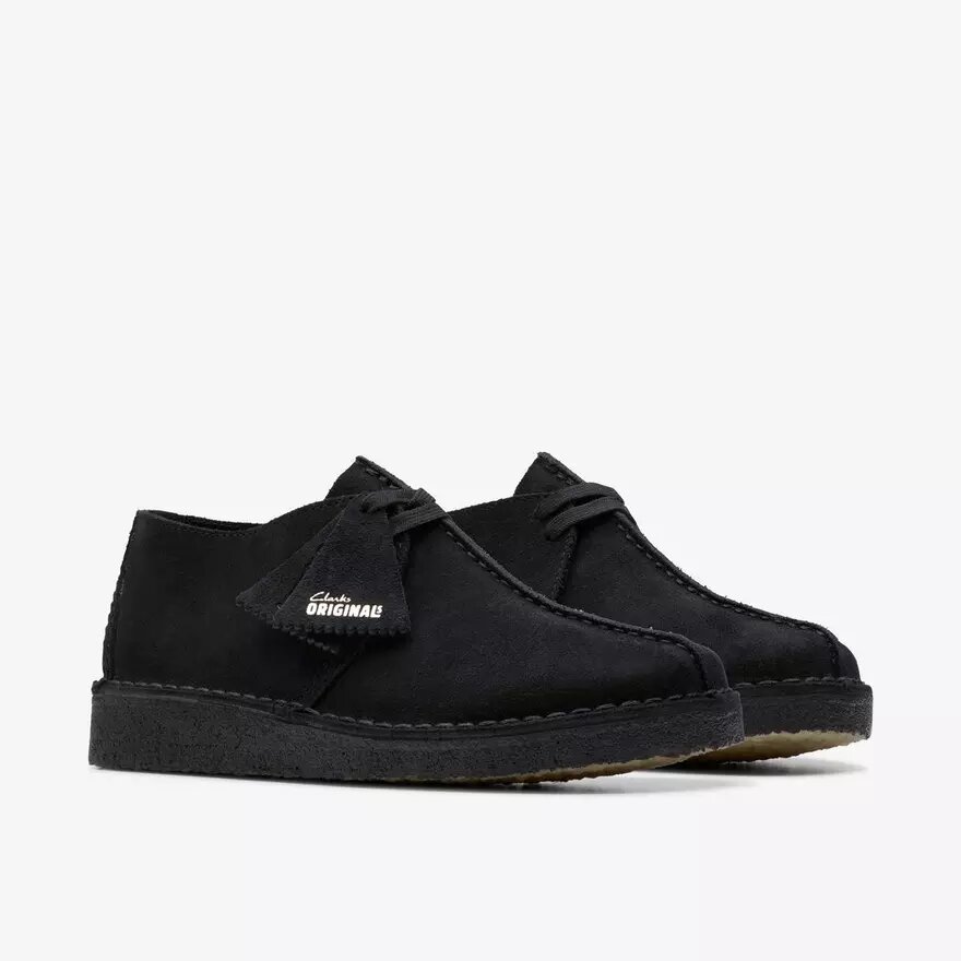 Womens Desert Trek Black Suede Shoes Womens Desert Trek Black Suede Shoes