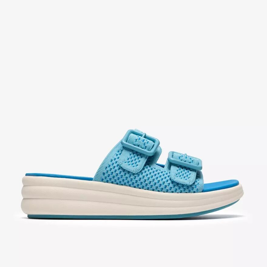 Womens Drift Faye Bright Blue Wedges Womens Drift Faye Bright Blue Wedges