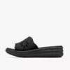 Womens Drift Floral Black Wedges