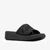 Womens Drift Floral Black Wedges