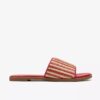 Womens Erisia Strap2 Pink Interest Flat Sandals Womens Erisia Strap2 Pink Interest Flat Sandals