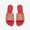 Womens Erisia Strap2 Pink Interest Flat Sandals Womens Erisia Strap2 Pink Interest Flat Sandals