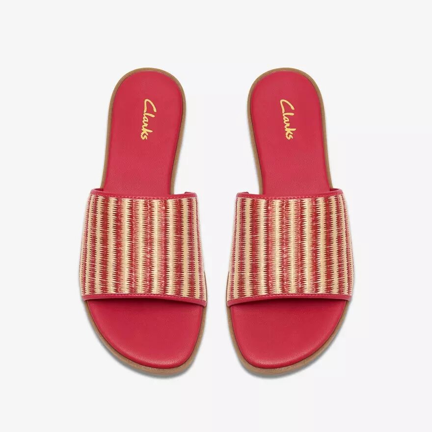 Womens Erisia Strap2 Pink Interest Flat Sandals Womens Erisia Strap2 Pink Interest Flat Sandals
