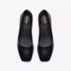 Womens Fernie Court Black Leather Court Shoes Us Womens Fernie Court Black Leather Court Shoes Us