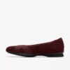 Womens Jazmynn Gem Merlot Suede Ballet Flats Womens Jazmynn Gem Merlot Suede Ballet Flats