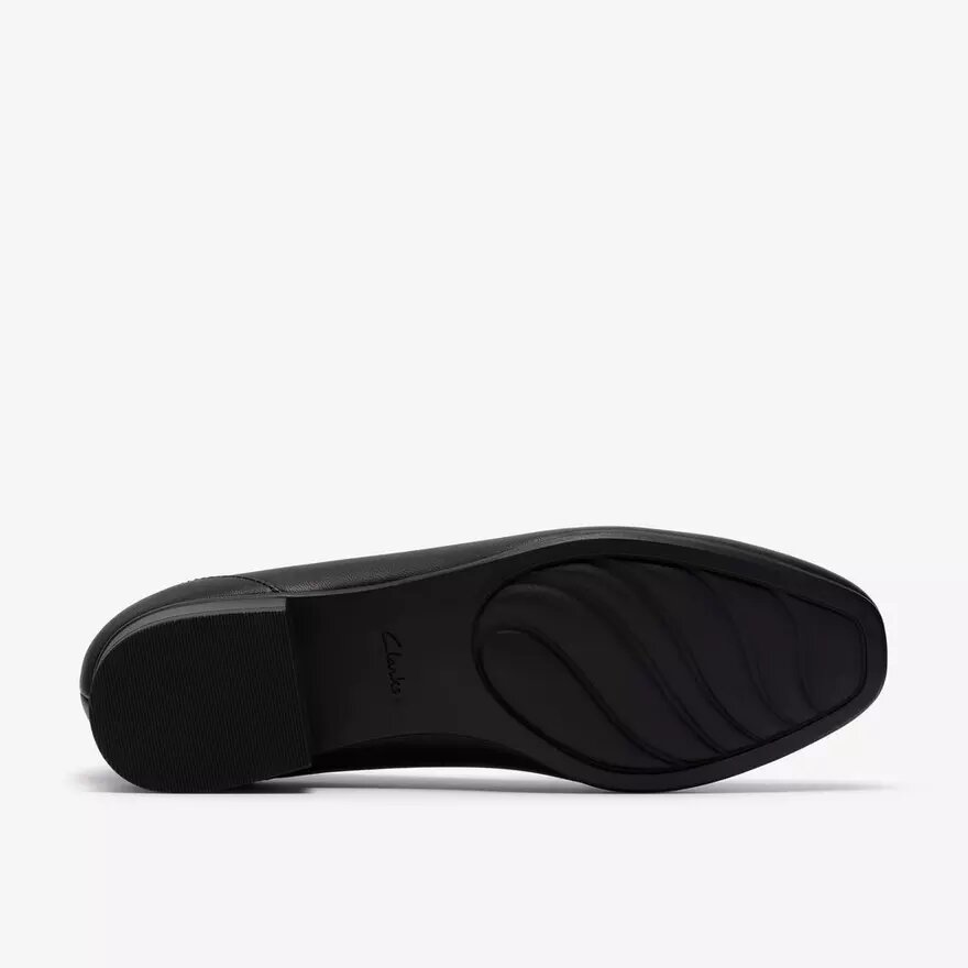 Womens Juliet Mia Black Leather Slip-Ons Womens Juliet Mia Black Leather Slip-Ons