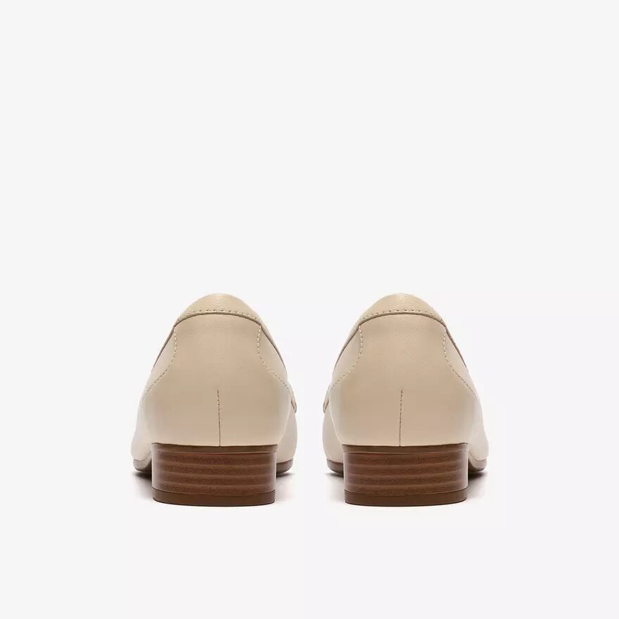Womens Juliet Mia Cream Leather Slip-Ons Womens Juliet Mia Cream Leather Slip-Ons
