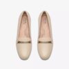 Womens Juliet Mia Cream Leather Slip-Ons Womens Juliet Mia Cream Leather Slip-Ons