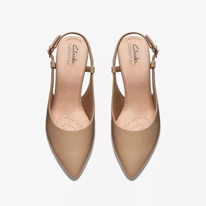 Womens Kepley Lane Beige Leather Pumps Womens Kepley Lane Beige Leather Pumps