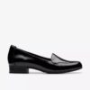 Womens Krystine Lily Black Patent Slip-Ons Womens Krystine Lily Black Patent Slip-Ons