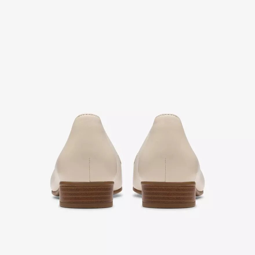 Womens Krystine Lily Cream Leather Loafer Womens Krystine Lily Cream Leather Loafer