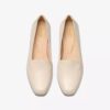 Womens Krystine Lily Cream Leather Loafer Womens Krystine Lily Cream Leather Loafer