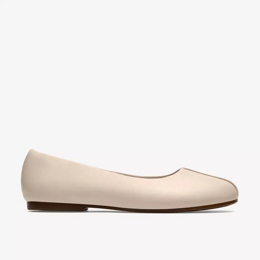Womens Livia Lily Cream Leather Ballet Flats Womens Livia Lily Cream Leather Ballet Flats