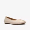 Womens Livia Lily Cream Leather Ballet Flats Womens Livia Lily Cream Leather Ballet Flats