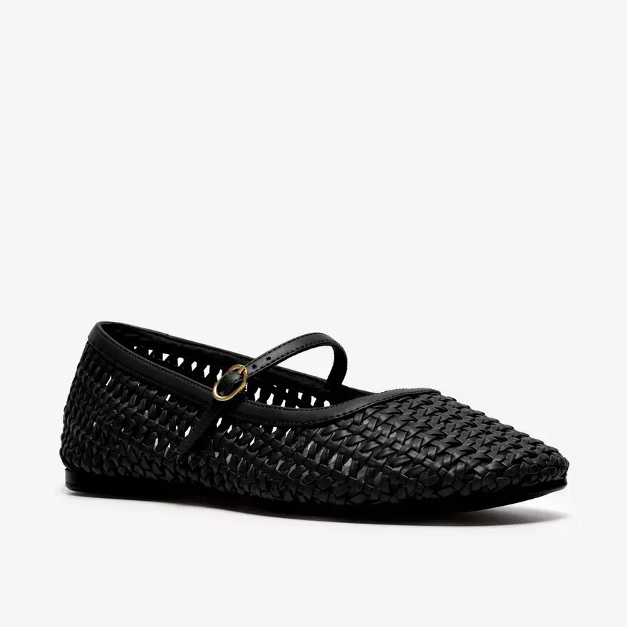 Womens Livia Sky Black Weave Bar Shoes Womens Livia Sky Black Weave Bar Shoes
