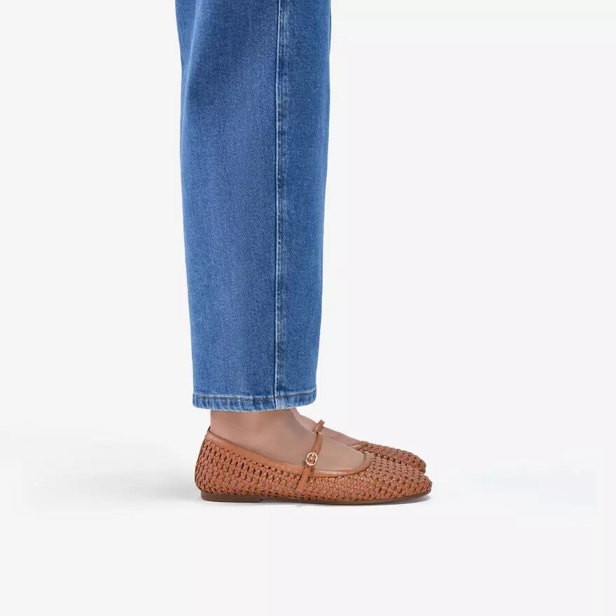 Womens Livia Sky Tan Weave Bar Shoes Womens Livia Sky Tan Weave Bar Shoes