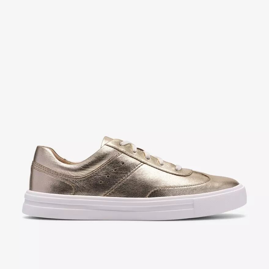 Womens Makea Court Soft Gold Sneakers Womens Makea Court Soft Gold Sneakers