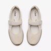 Womens Meridor Jane off White Suede Mary Janes Womens Meridor Jane off White Suede Mary Janes