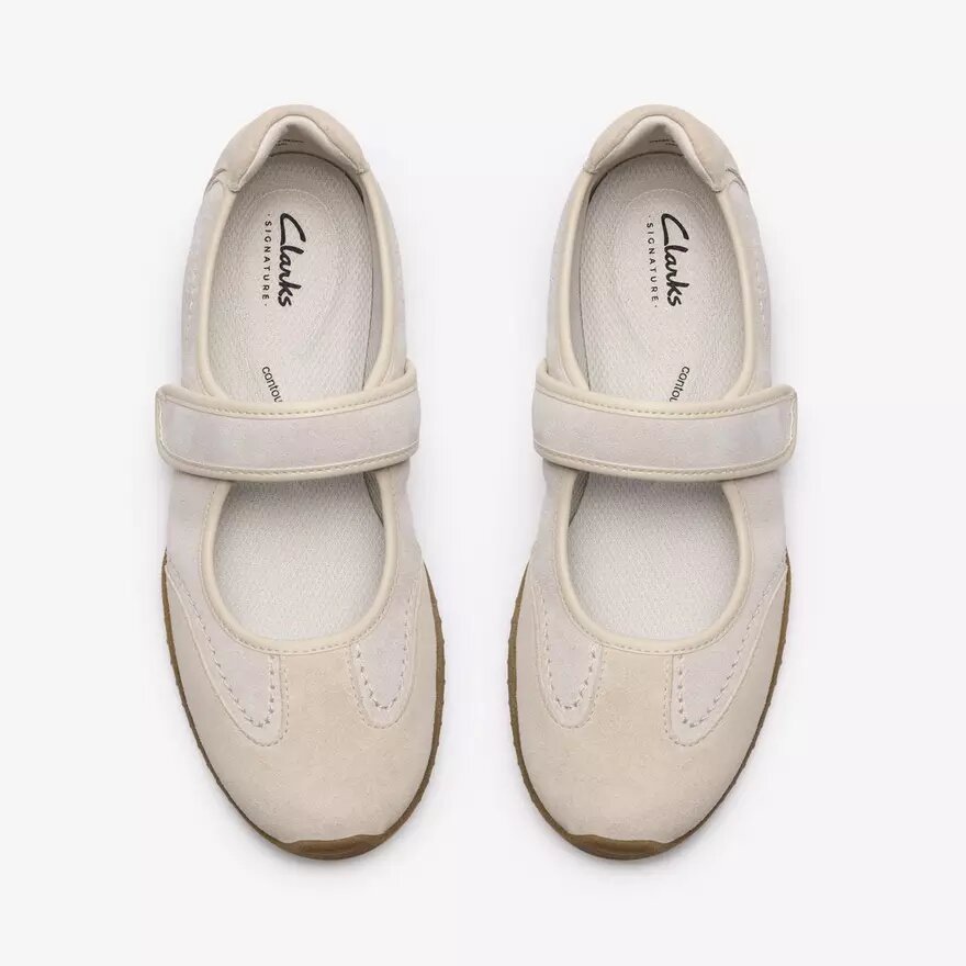 Womens Meridor Jane off White Suede Mary Janes Womens Meridor Jane off White Suede Mary Janes