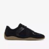 Womens Meridor Lo Black Suede Sneakers