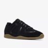 Womens Meridor Lo Black Suede Sneakers